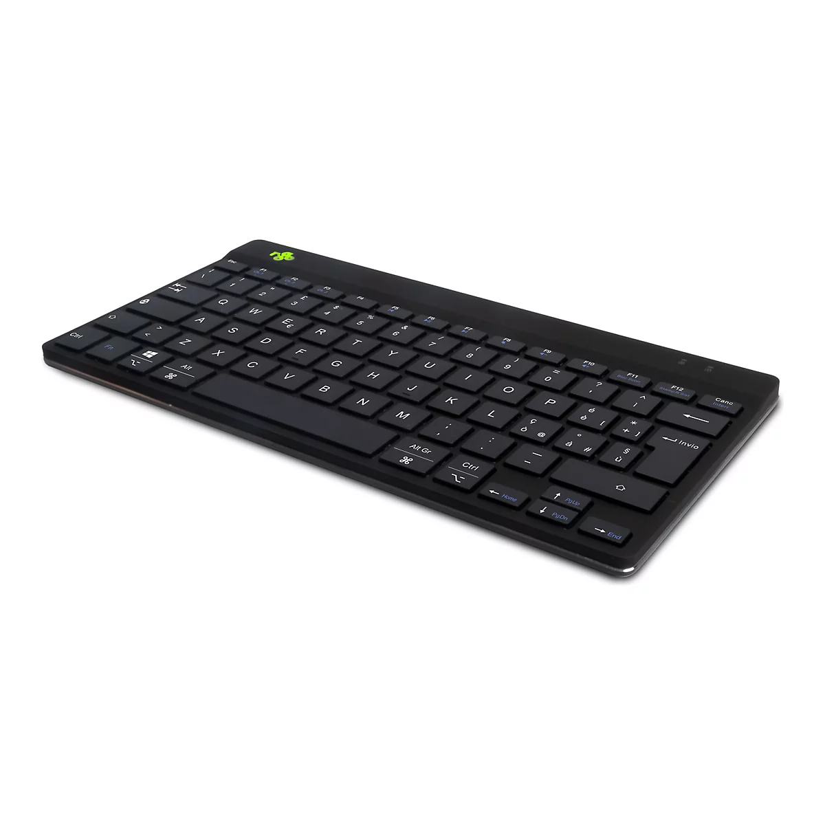 R-Go Compact Break - Tastatur - mit integrierter Pauseanzeige - kabellos - Bluetooth 5.0 - QWERTY