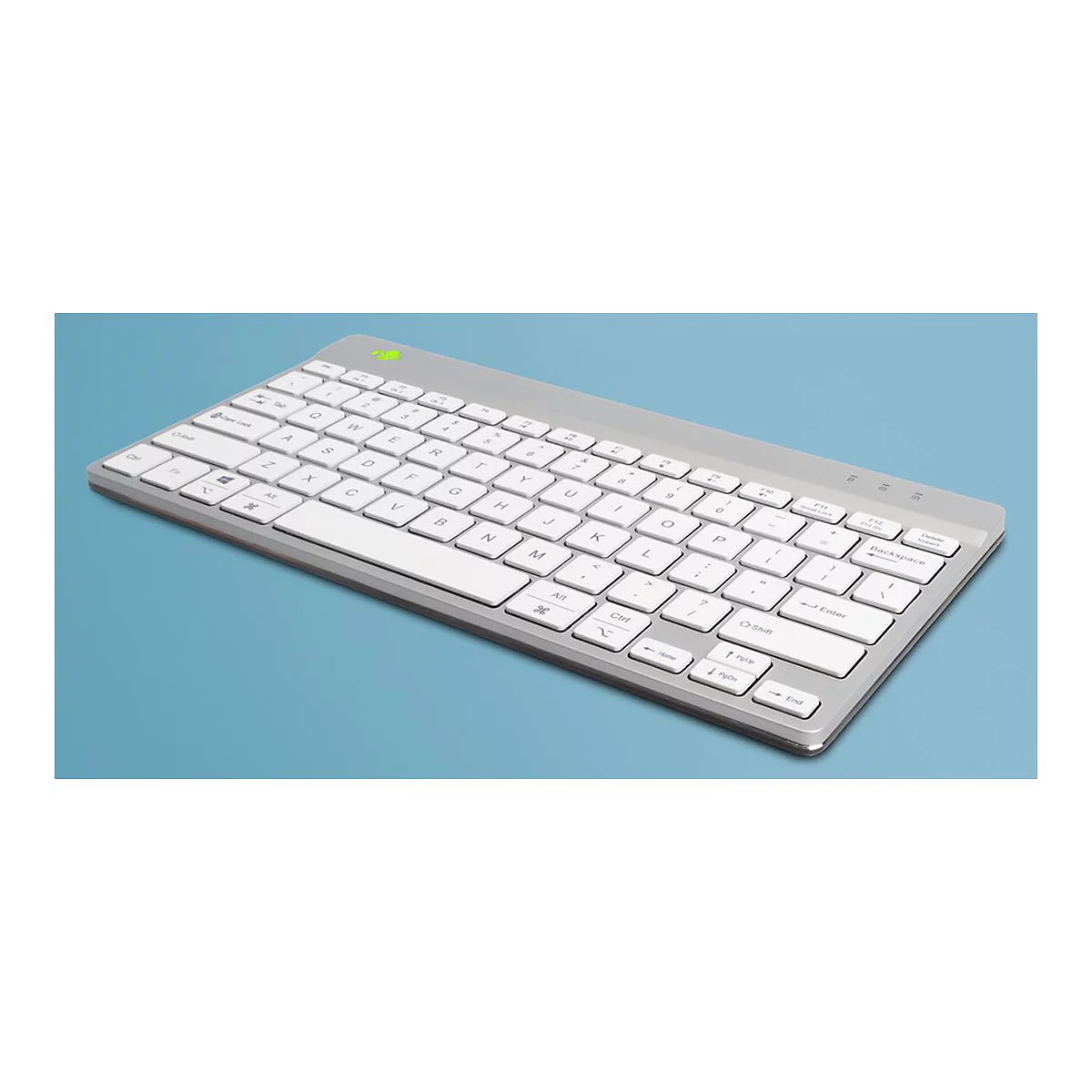 R-Go Compact Break - Tastatur - mit integrierter Pauseanzeige - kabellos - Bluetooth 5.0 - QWERTY