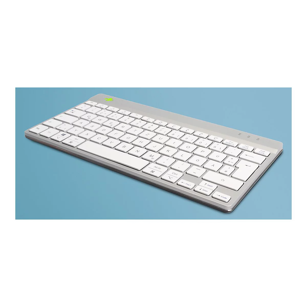 R-Go Compact Break - Tastatur - mit integrierter Pauseanzeige - USB-C - QWERTZ - Deutsch