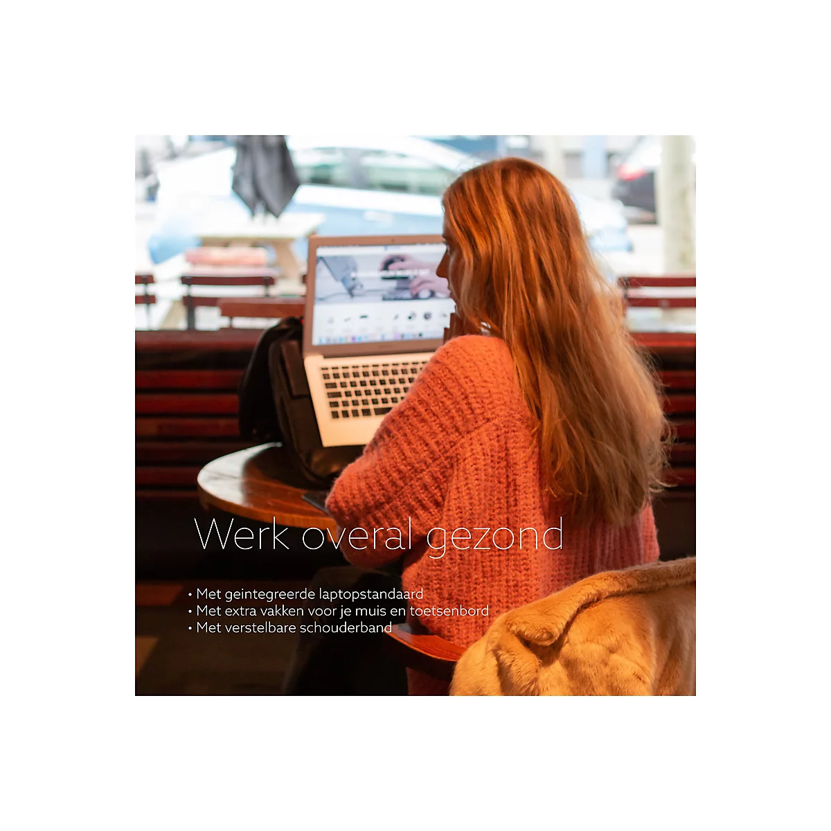 R-Go Ergonomische Laptoptasche Viva - Notebook-Tasche - 39.6 cm (15.6') - braun