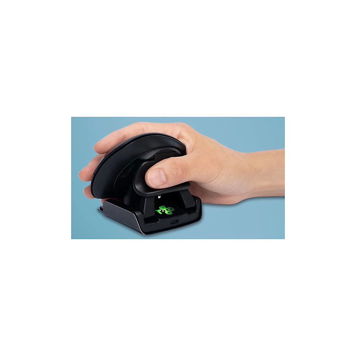 R-Go Ergonomische Maus Twister - Vertikale Maus - ergonomisch - rechts- und linkshändig - optisch - 3 Tasten