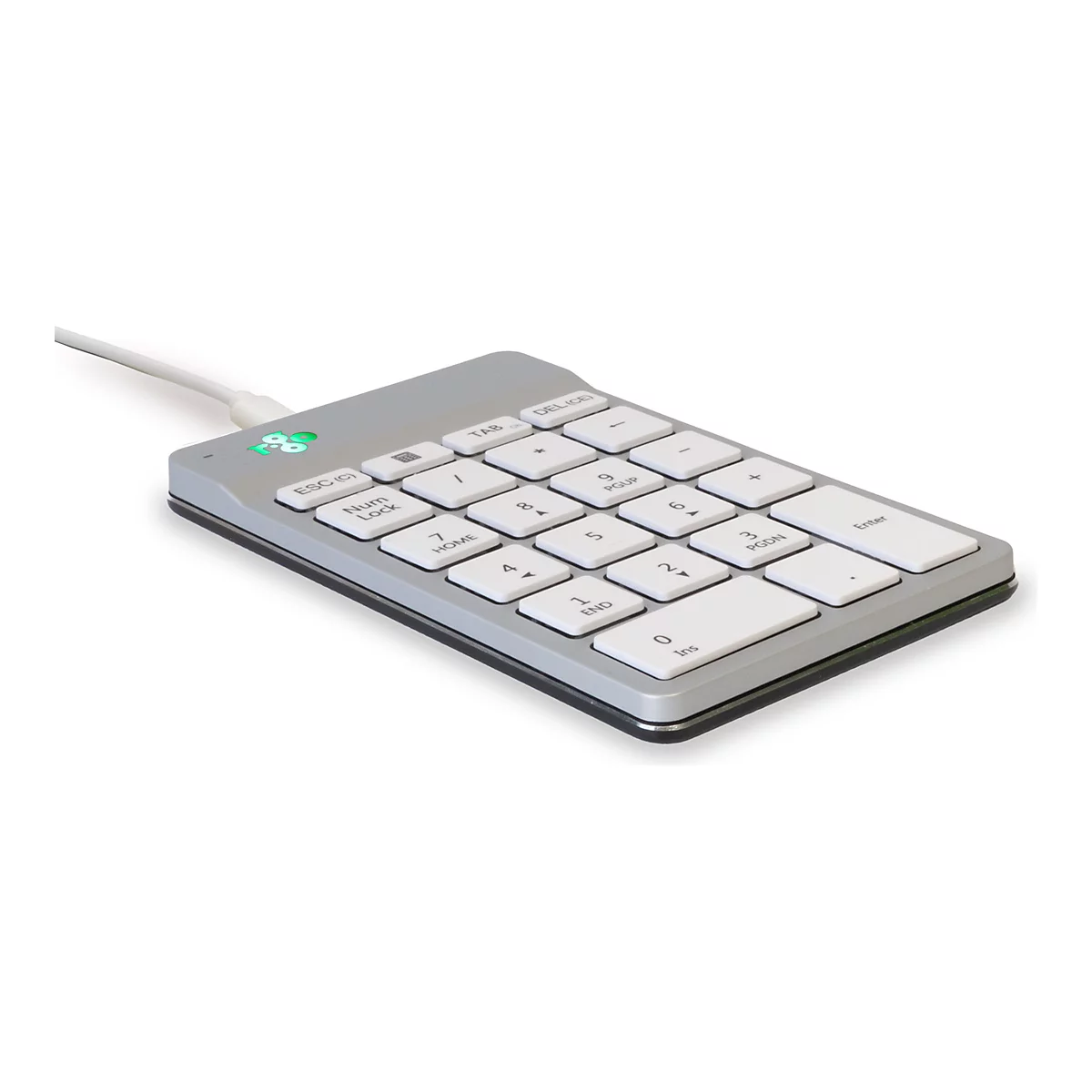 R Go Nummernblock Compact break - Tastenfeld - USB, USB-C - weiß