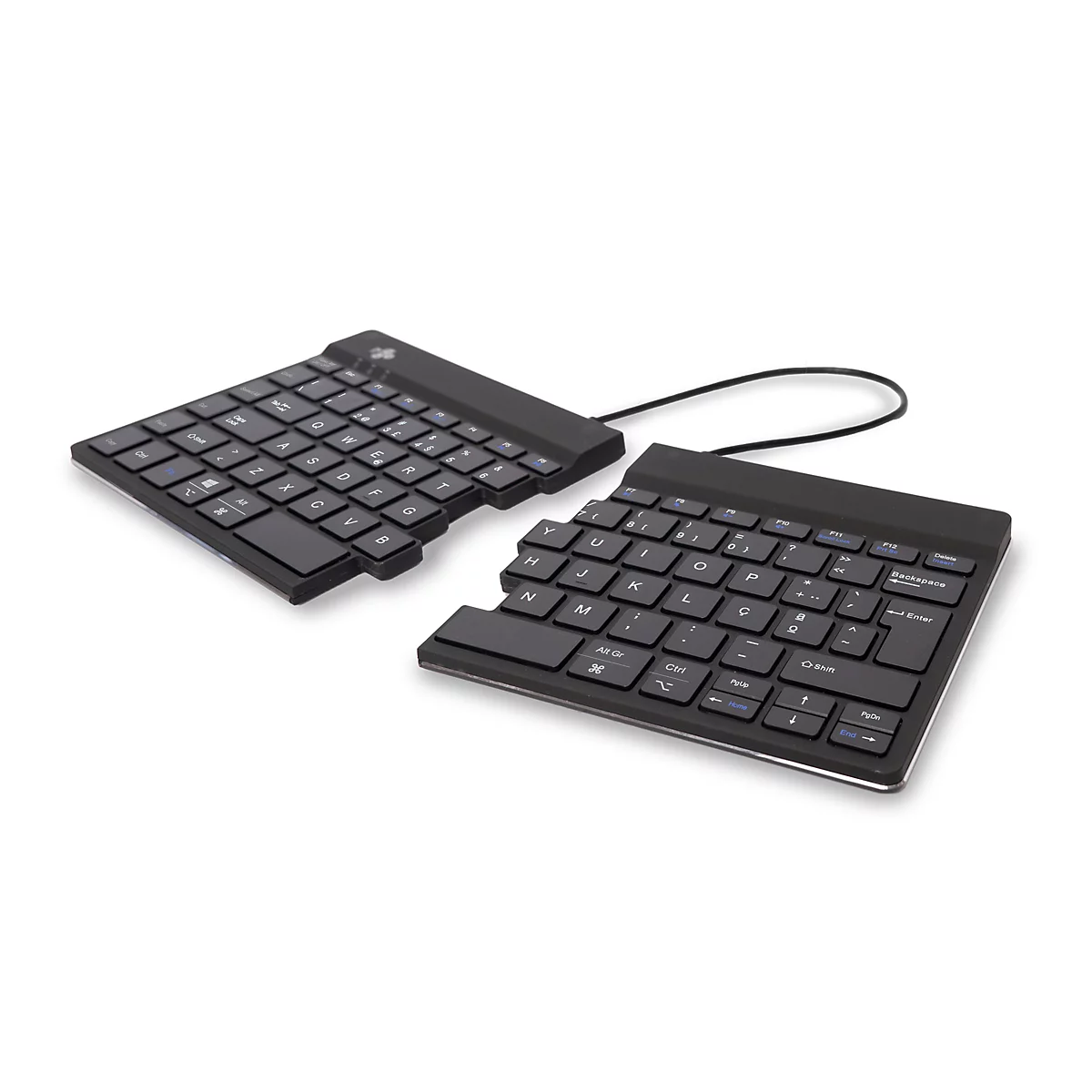 R-Go Split Break - Version 2 - Tastatur - mit integrierter Pauseanzeige - kabellos - Bluetooth 5.0