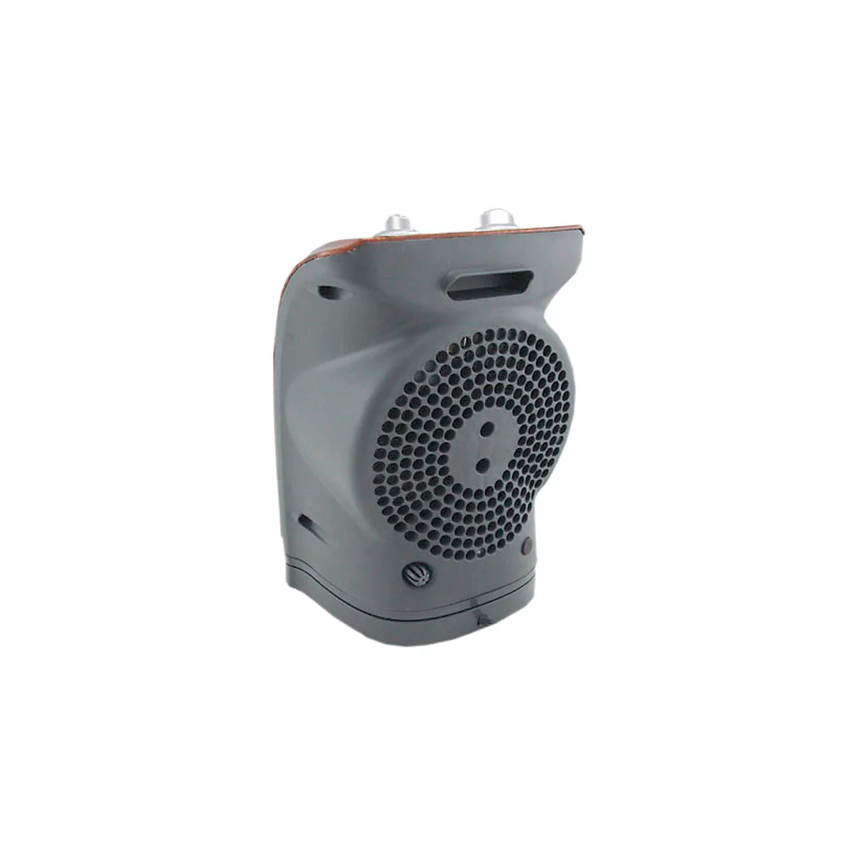 Radiateur soufflant céramique WOODY 2, 1000/2000 W, 2 niveaux de chauffage &amp; 1 niveau de ventilation, oscillant, thermostat, L 210 x P 300 x H 150 mm, design bois