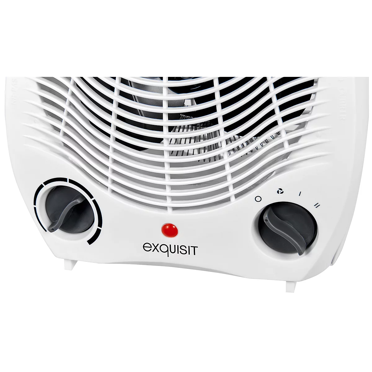 Radiateur soufflant exquisit HL 32025 we, 1000/2000 W, 2 vitesses, poignée de transport, L 215 x P 130 x H 260 mm, blanc
