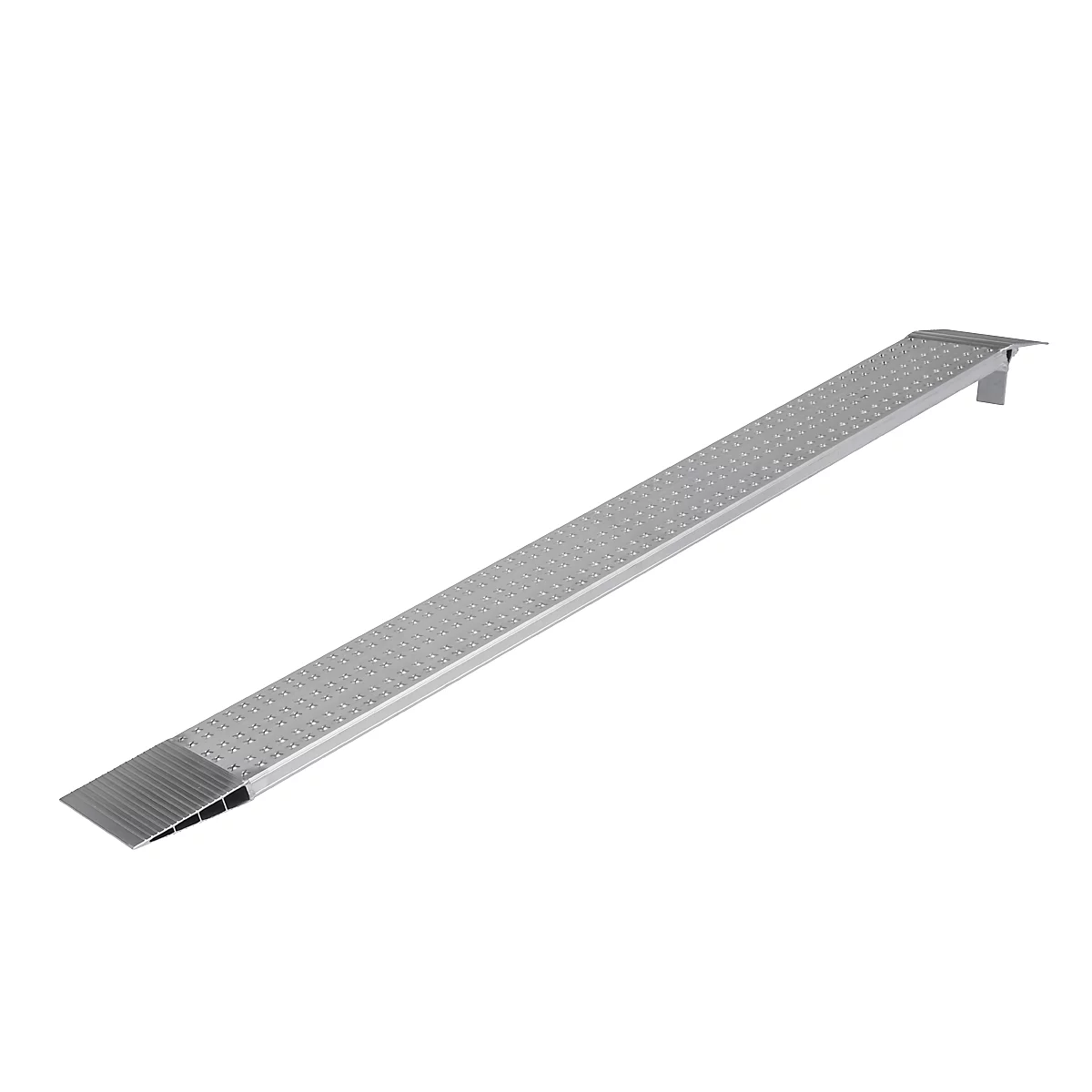 Raíl de carga de aluminio, ancho 300 mm, largo 2500 mm, 14 kg