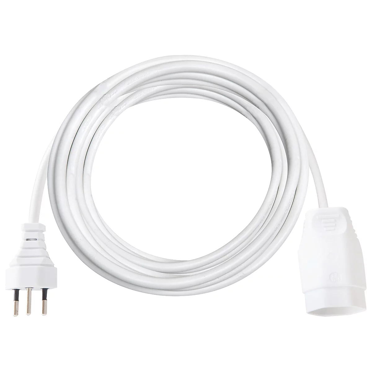 Rallonge brennenstuhl® type H05VV-F 3G1,5, IP20, longueur 10 m, plastique, blanc