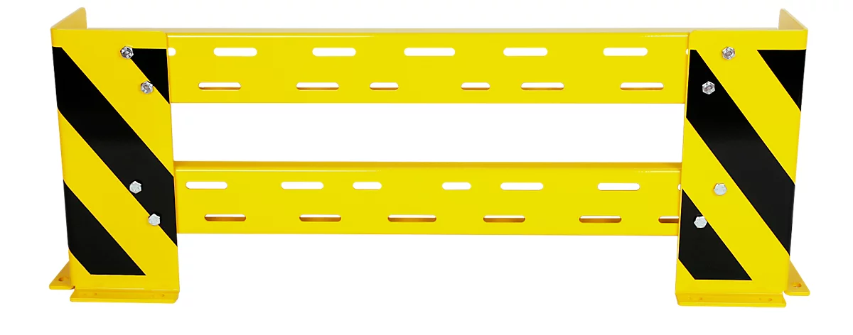 Rammschutz-Planken mit Rammschutzecken, variabel 1000-1150 mm