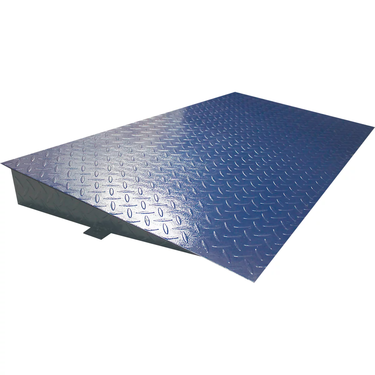 Rampe en acier Adam PT 10R, pour pont de pesée PT-112/PT-312, L 635 x P 1200 x H 115 mm, bleu