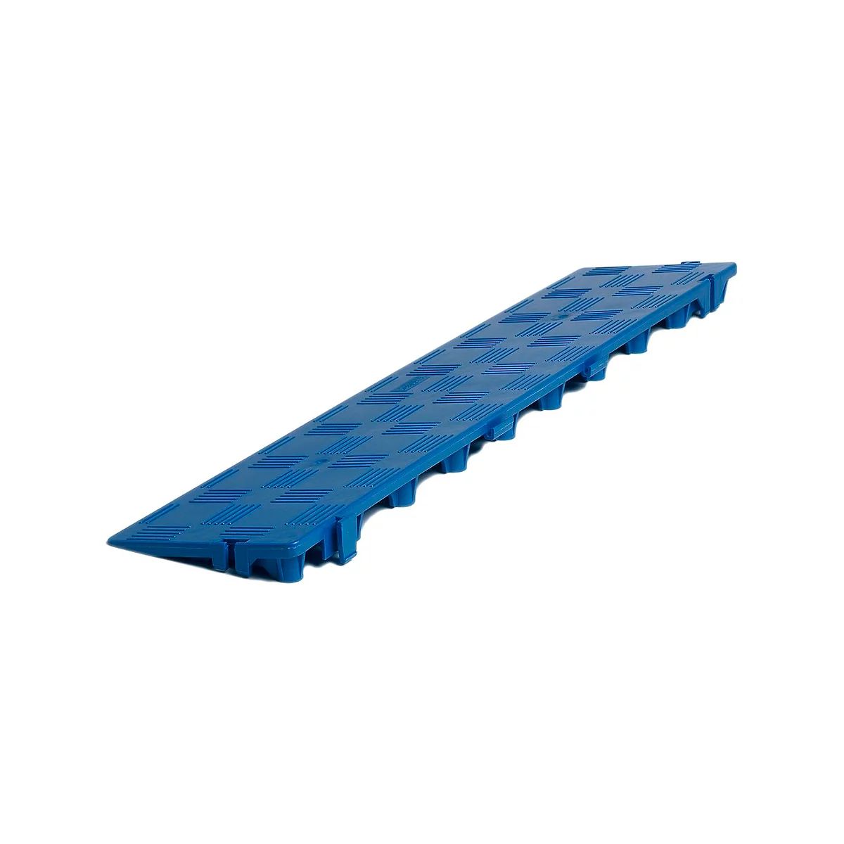 Rampe longitudinale pour caillebotis Clippy, bleu