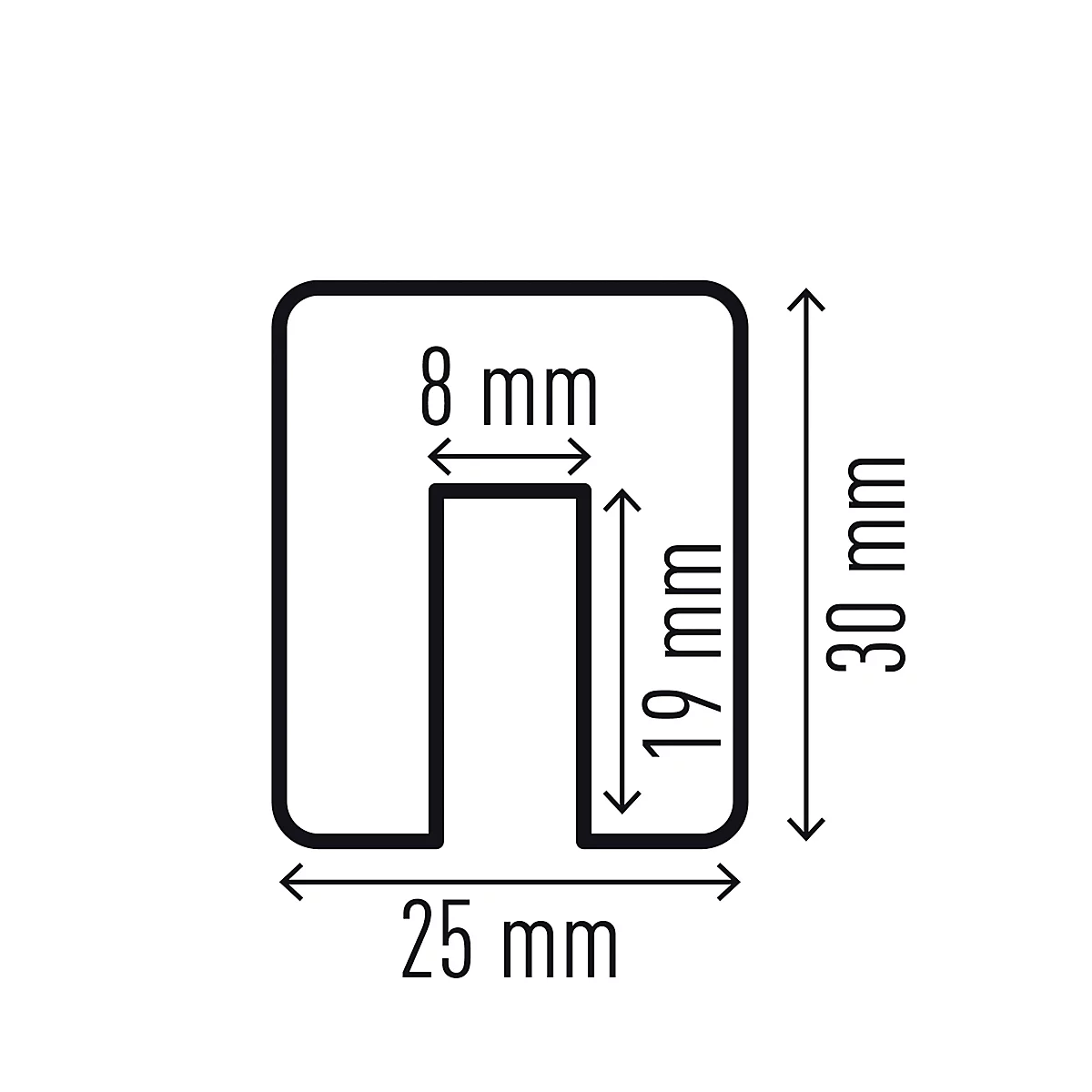 Randbeschermingsprofiel E8 geel/zwart