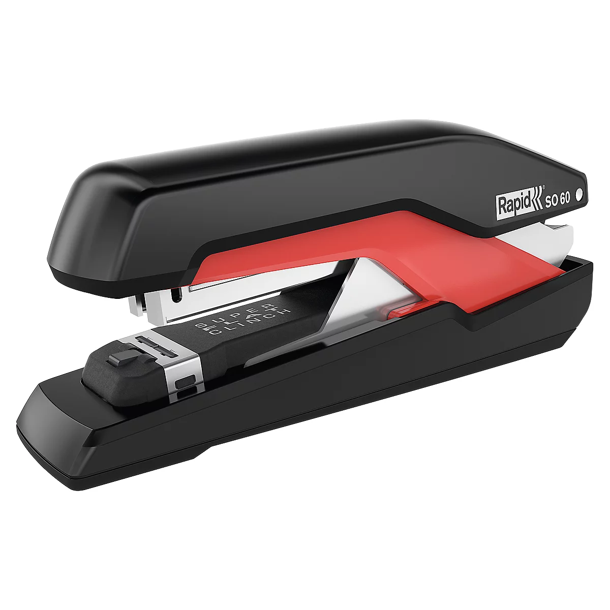 Rapid Heftgerät Supreme Omnipress, schwarz/rot