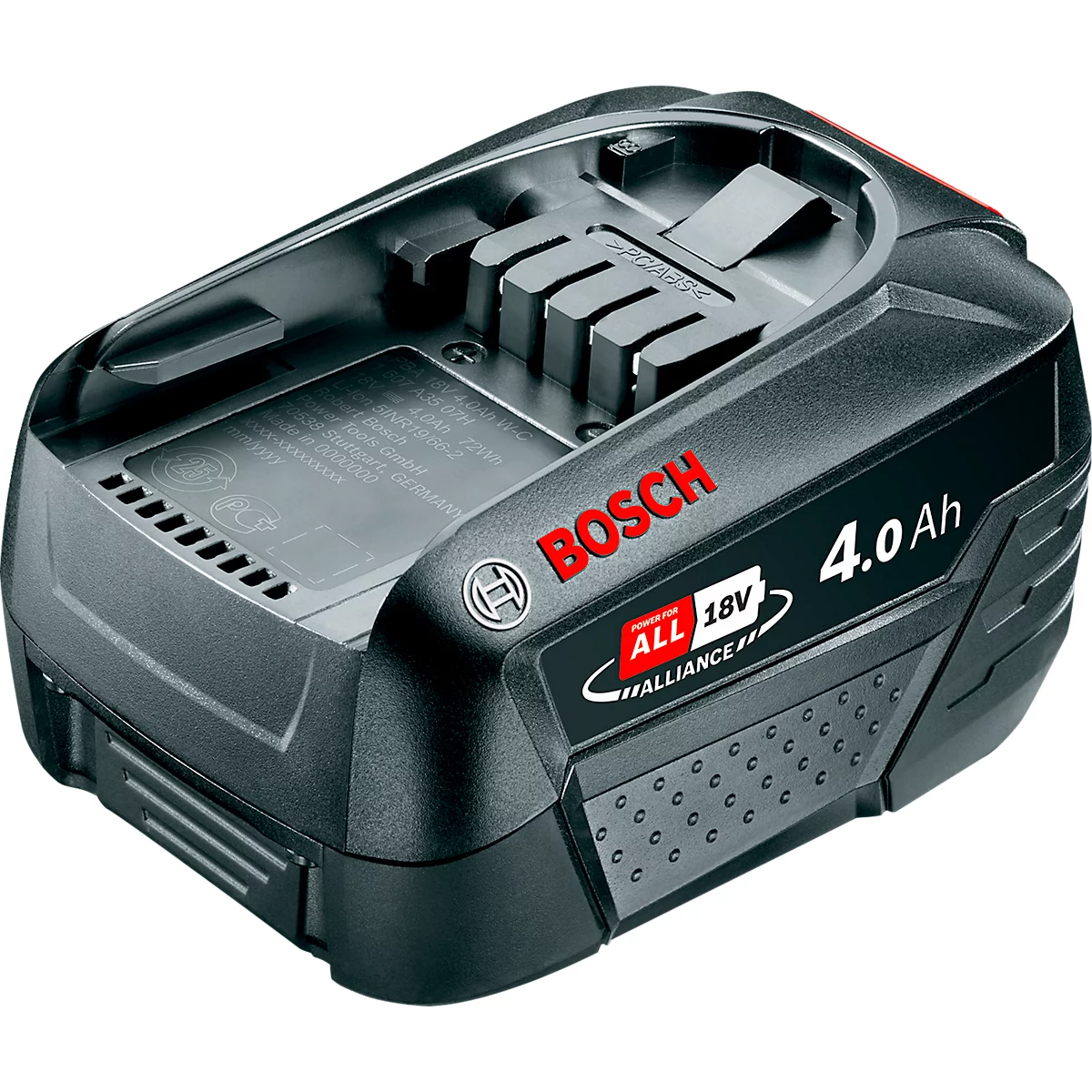 Rapid POWER FOR ALL Alliance-accu, capaciteit 4,0 Ah, spanning 18 V, zwart