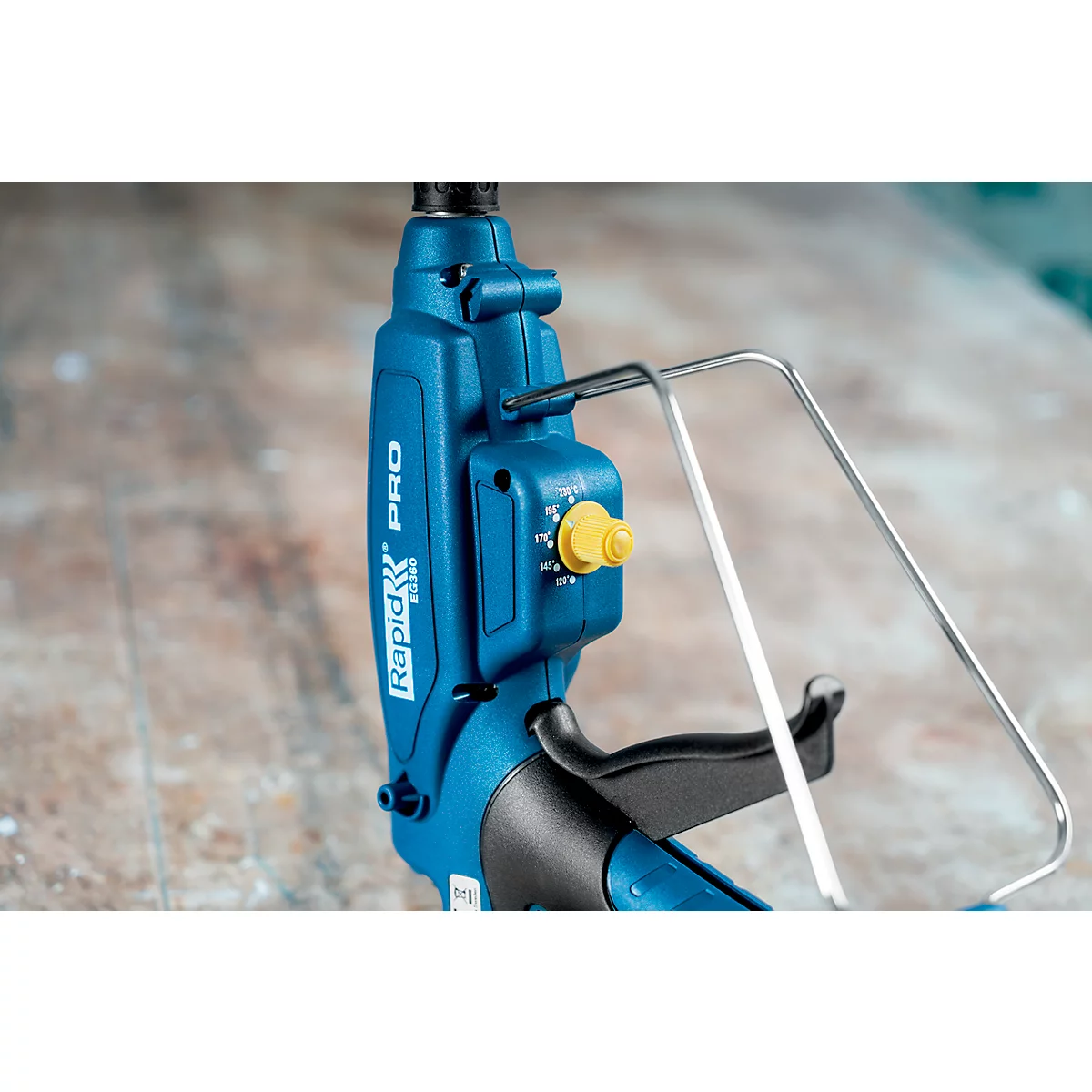 Rapid PRO EG360 lijmpistool, voor lijmsticks Ø 12 mm, opwarmtijd 1 minuut