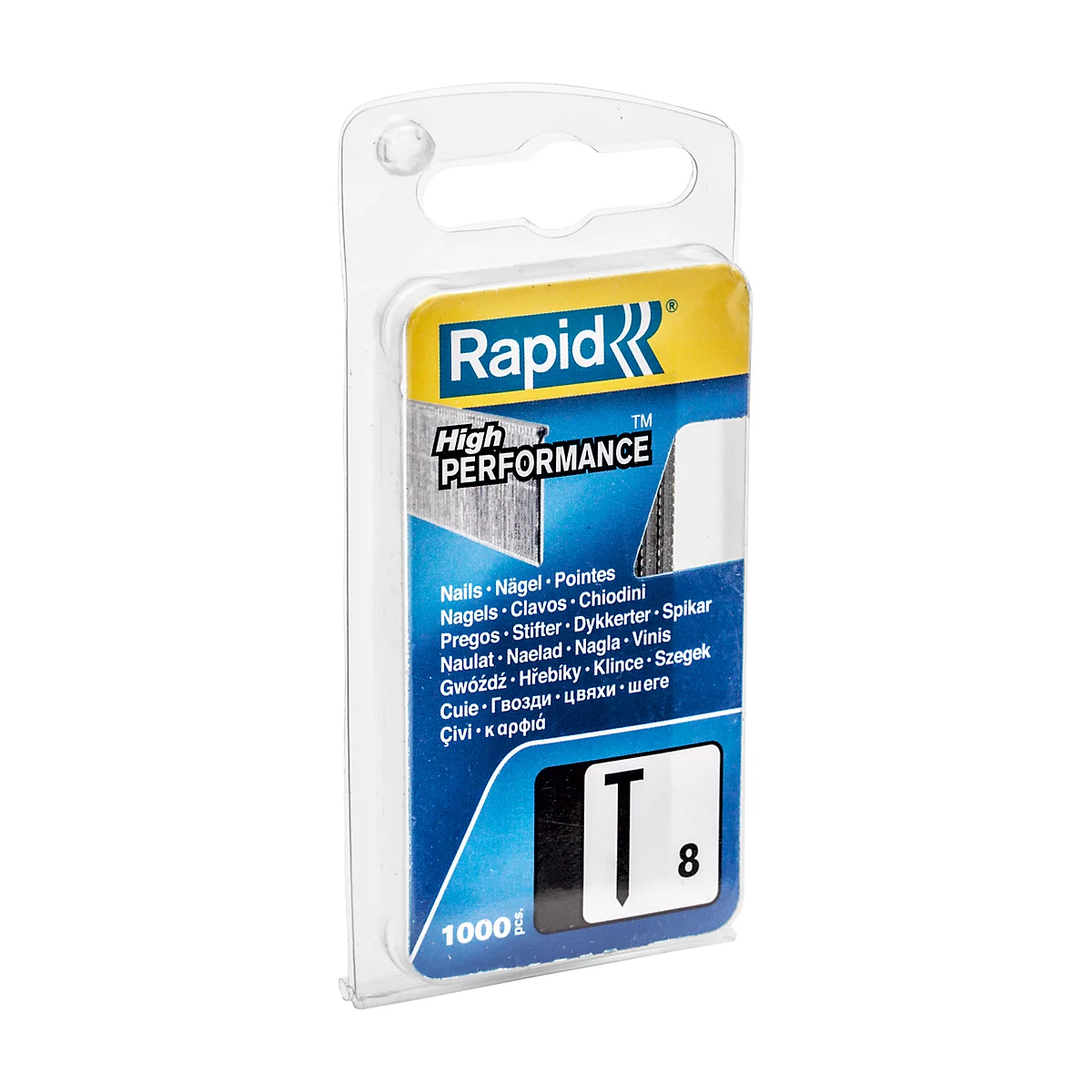 Rapid spijkers, 8/15 mm, rvs, 1.000 st.