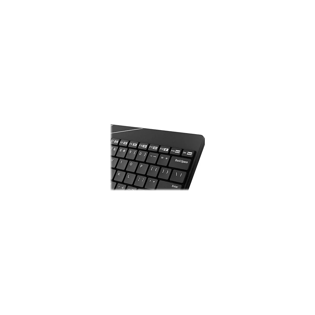 Rapoo 8000M - Tastatur-und-Maus-Set - kabellos - 2.4 GHz, Bluetooth 4.0, Bluetooth 3.0 - Deutsch