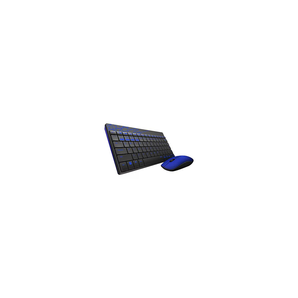 Rapoo 8000M - Tastatur-und-Maus-Set - kabellos - 2.4 GHz, Bluetooth 4.0, Bluetooth 3.0 - Deutsch