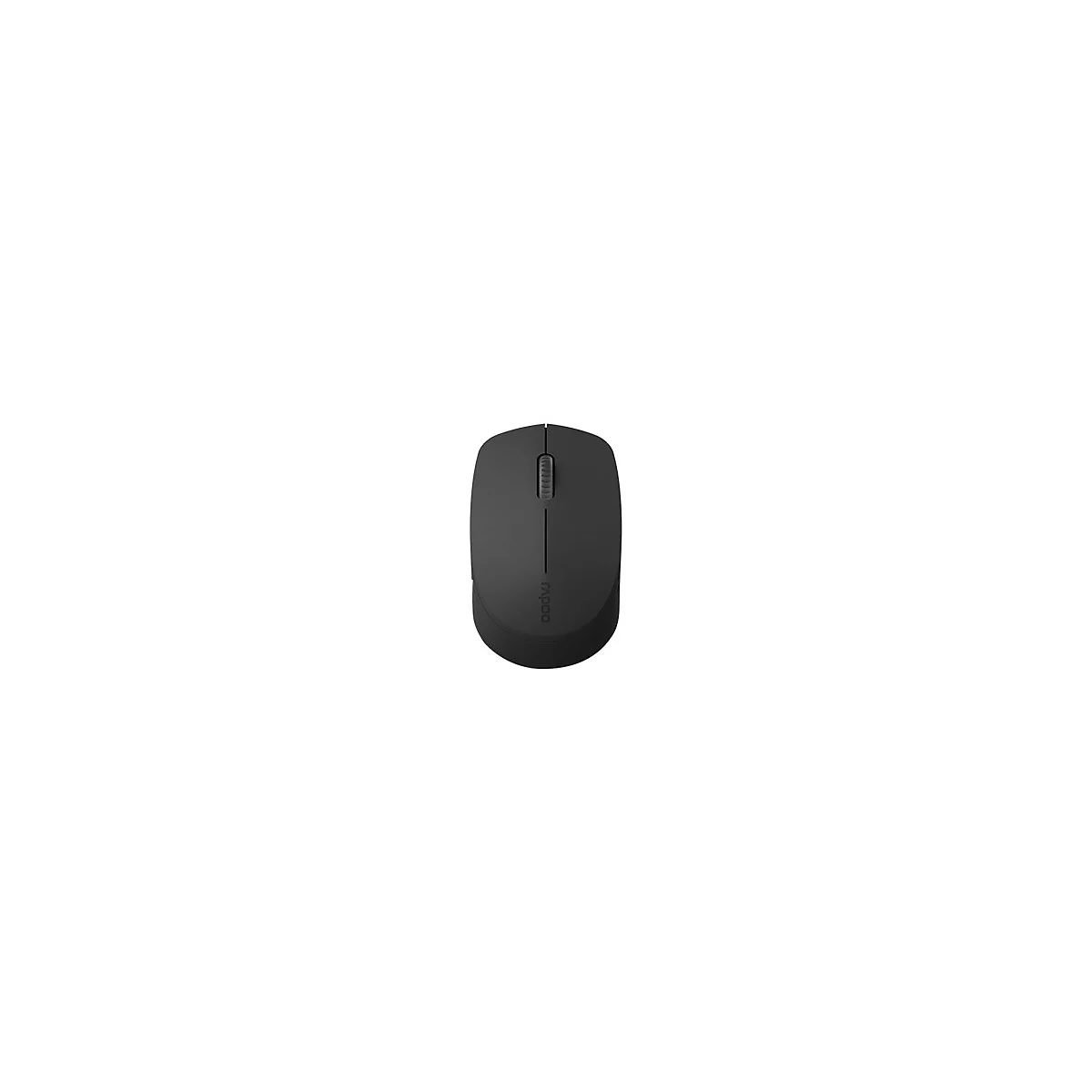 Rapoo M100 - Maus - kabellos - 2.4 GHz, Bluetooth 4.0, Bluetooth 3.0 - Schwarz