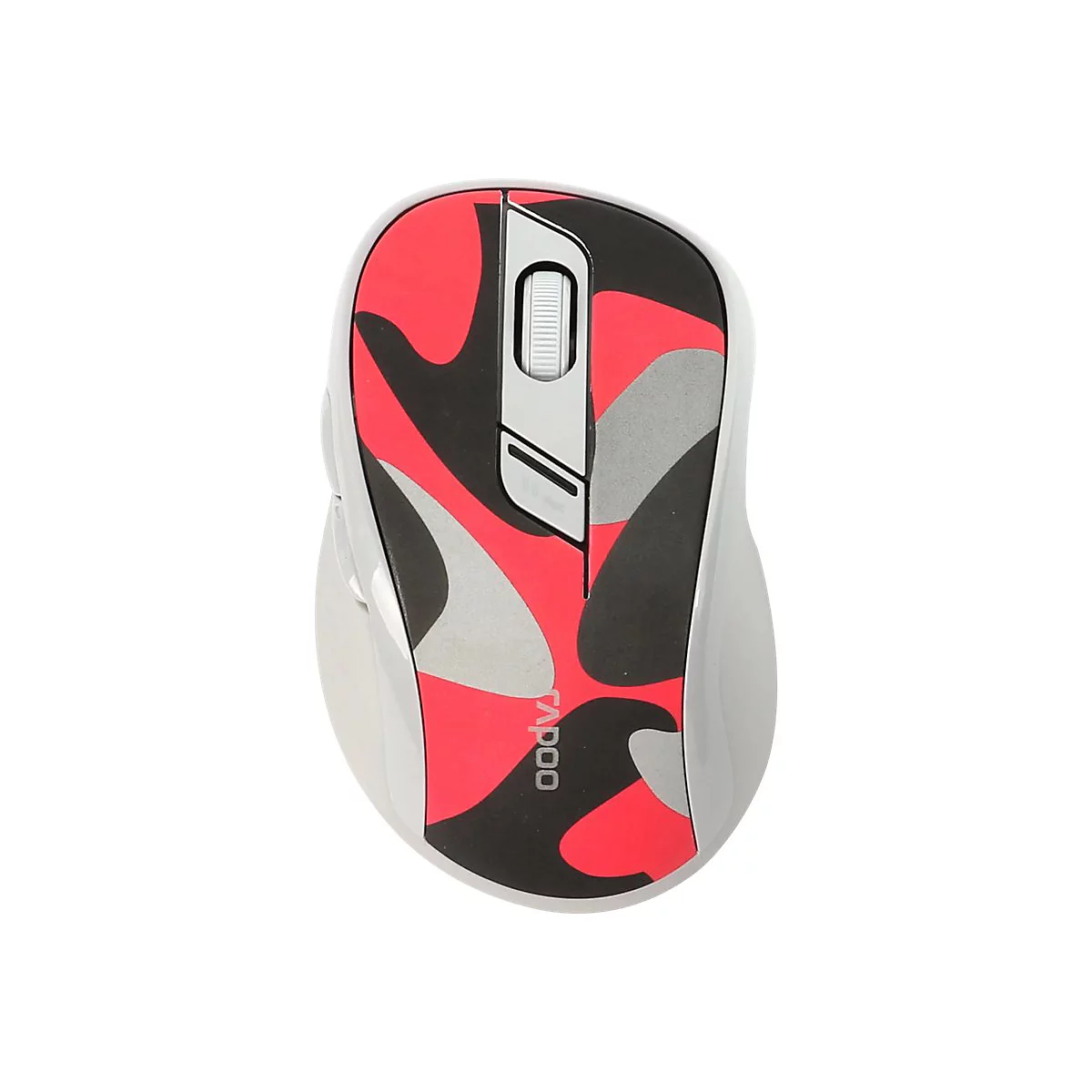 Rapoo M500 Silent - Maus - optisch - 6 Tasten - kabellos - 2.4 GHz, Bluetooth 4.0, Bluetooth 3.0