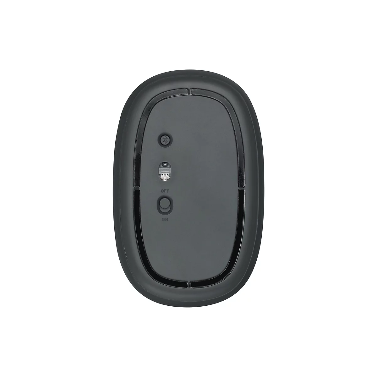 Rapoo M660 Silent - Maus - optisch - 3 Tasten - kabellos - Bluetooth 3.0, Bluetooth 4.0, Bluetooth 5.0, 2.4 GHz
