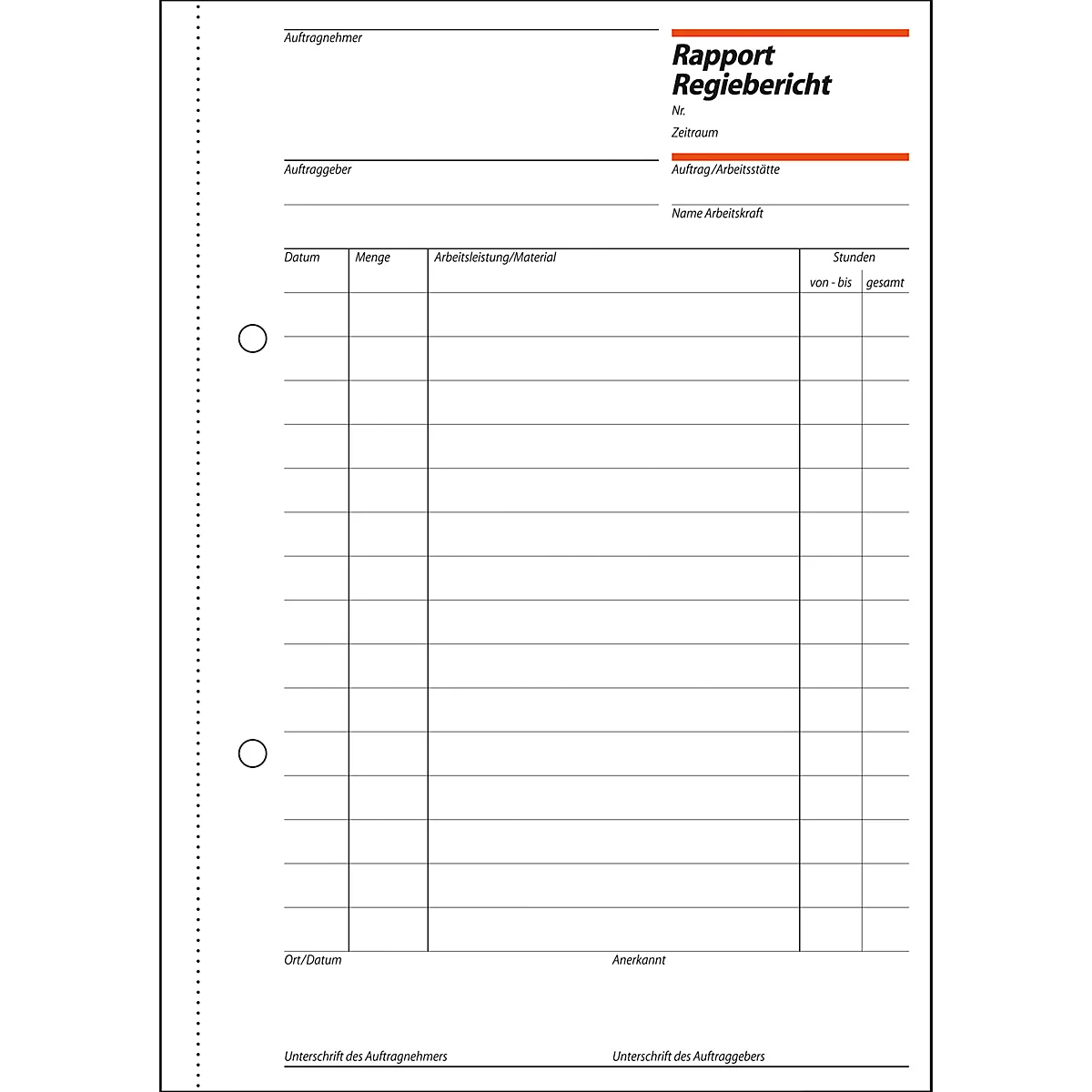 Rapports/comptes rendus RP510 sigel®, format A5 portrait, 100 feuilles