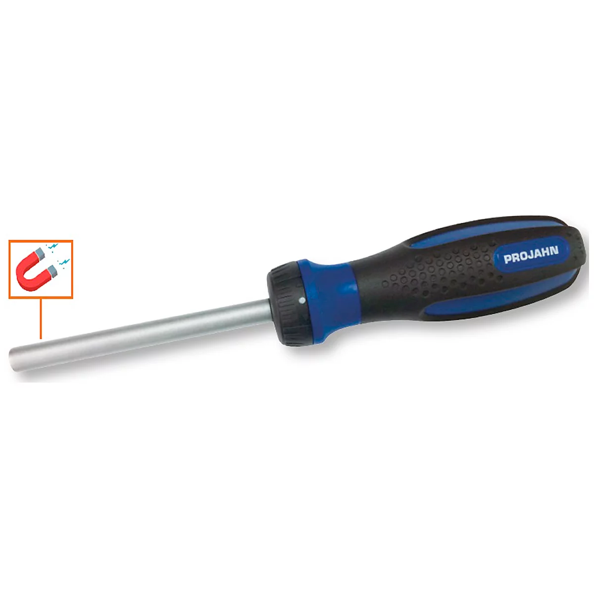 Ratelschroevendraaier PROJAHN, 6,3 / 1/4', rechts/links draaiend, magnetisch, ergonomische greep