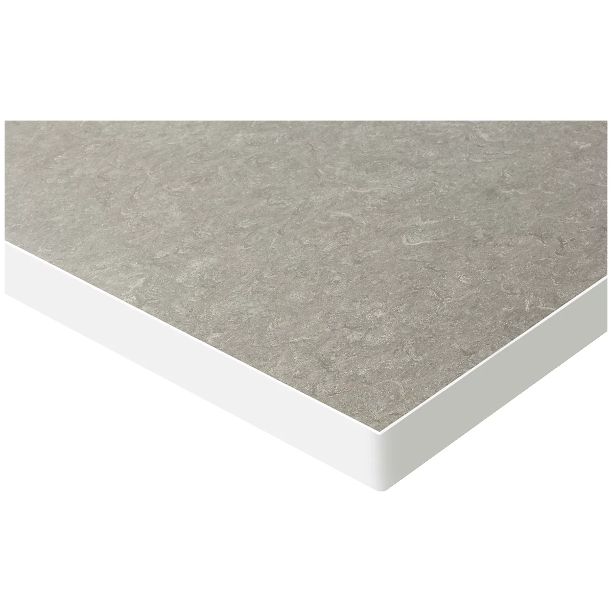 Rau Arbeitstisch Jerry, manuell höhenverstellbar, 25 mm Spanplatte mit Linoleumbelag, bis 300 kg, B 750 x T 1000 x H 800-850 mm, hellgrau/lichtgrau