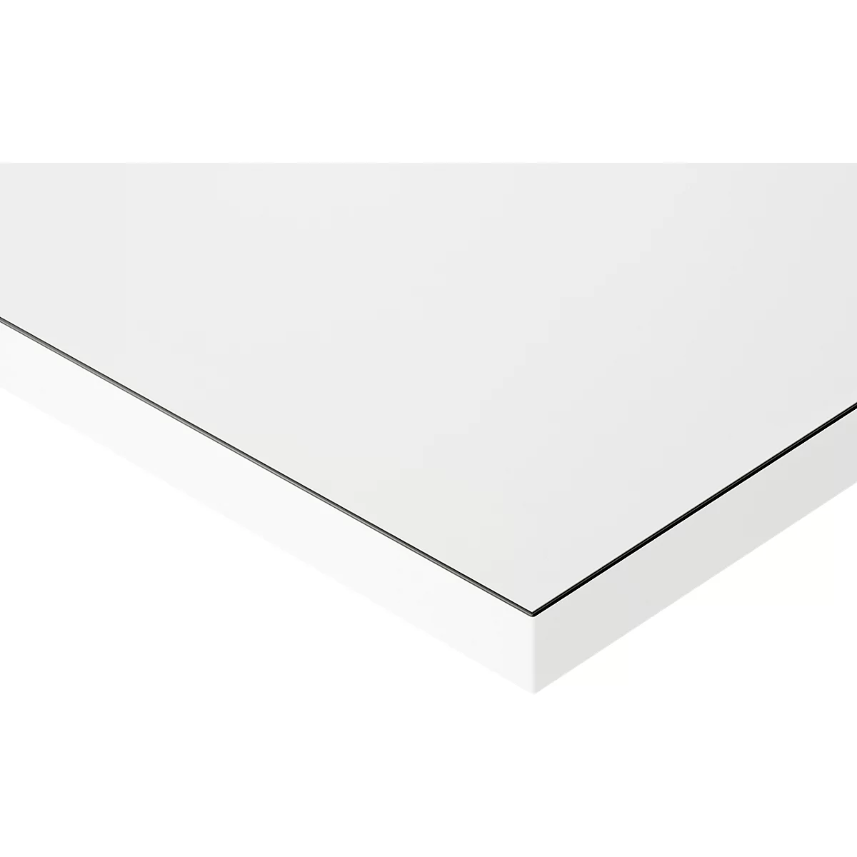 Rau ESD-Arbeitstisch Adlatus, elektrisch höhenverstellbar, 28 mm Spanplatte mit Melaminbelag, bis 150 kg, lichtgrau, Grössenauswahl