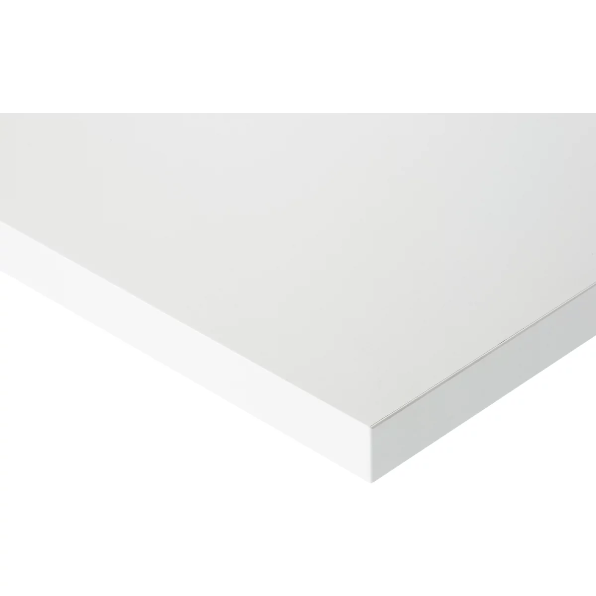 Rau ESD-onderbouwtafel E-serie, handmatig in hoogte verstelbaar, 28 mm spaanplaat met melamine coating, tot 450 kg, B 1800 x D 900 x H 650-1000 mm, lichtgrijs