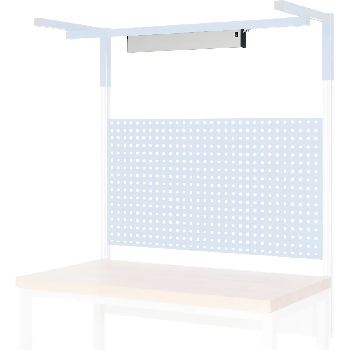 Rau LED werkplekverlichting voor in hoogte verstelbare werkpleksystemen Serie E, IP20, 10 W, 1323 lumen, 4000 K, B 500 x D 36 x H 50 mm