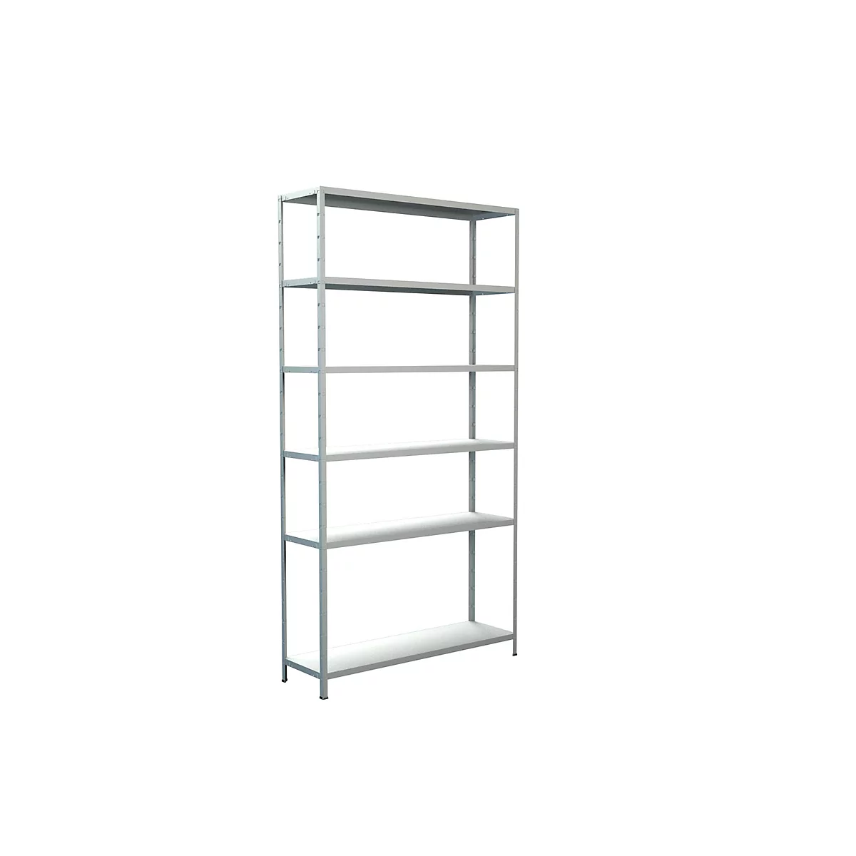 Rayonnage à emboîter, H 2300 x l. 1200 x P 350 mm, blanc