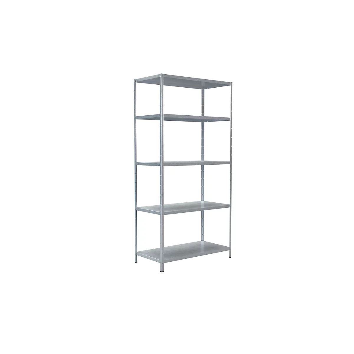 Rayonnage à emboîter, l. 1000 x P 500 x H 2000 mm galvanisé