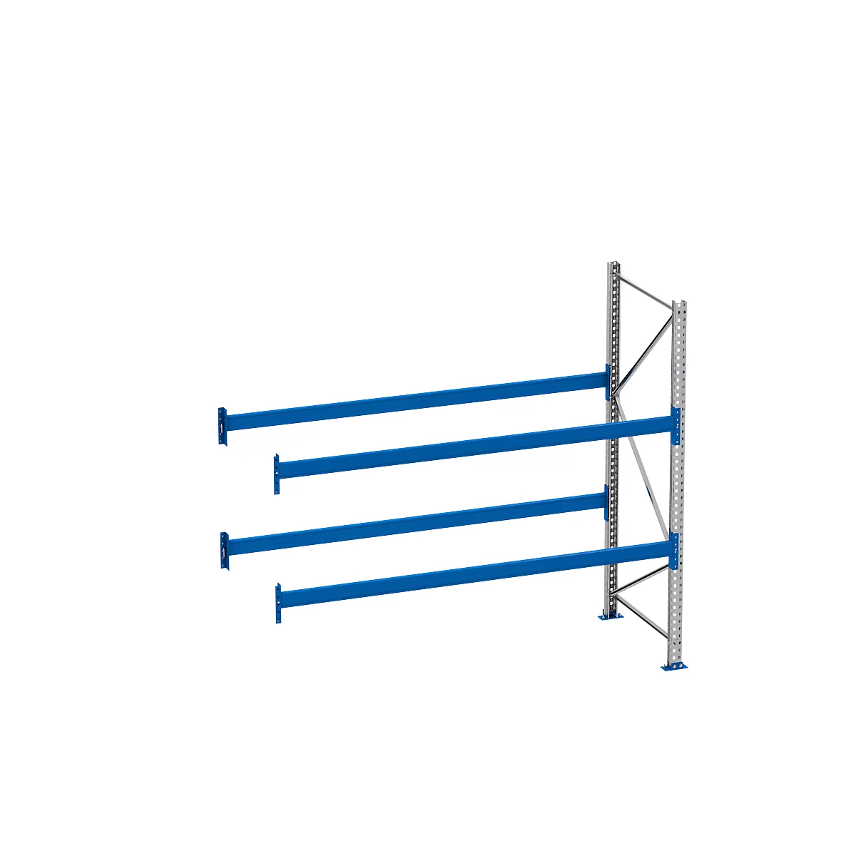 Rayonnage à palettes PR 600, module d'extension, H 2500 mm, max. 800 kg, 2 traverses