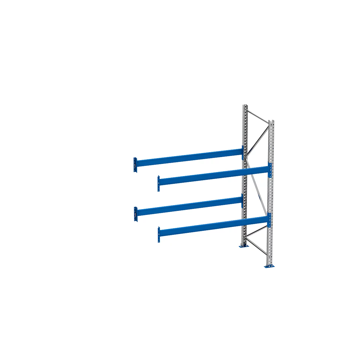 Rayonnage à palettes PR 600, module d'extension, H 2500 mm, max. 800 kg, 2 traverses