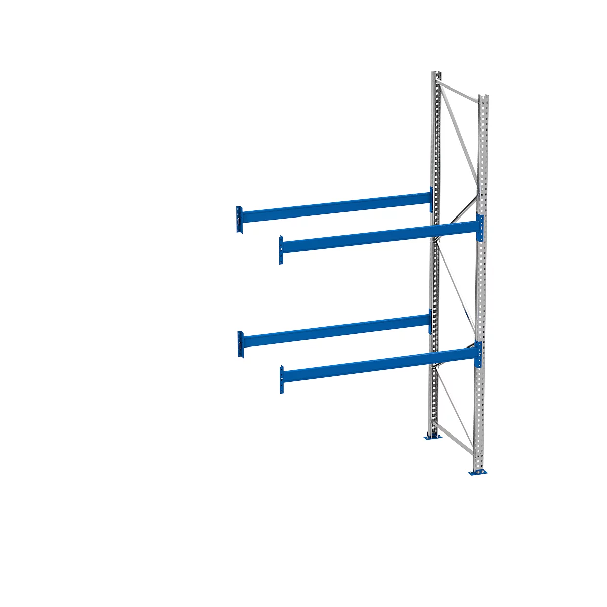 Rayonnage à palettes PR 600, module d'extension, H 3600 mm, max. 800 kg, 2 traverses
