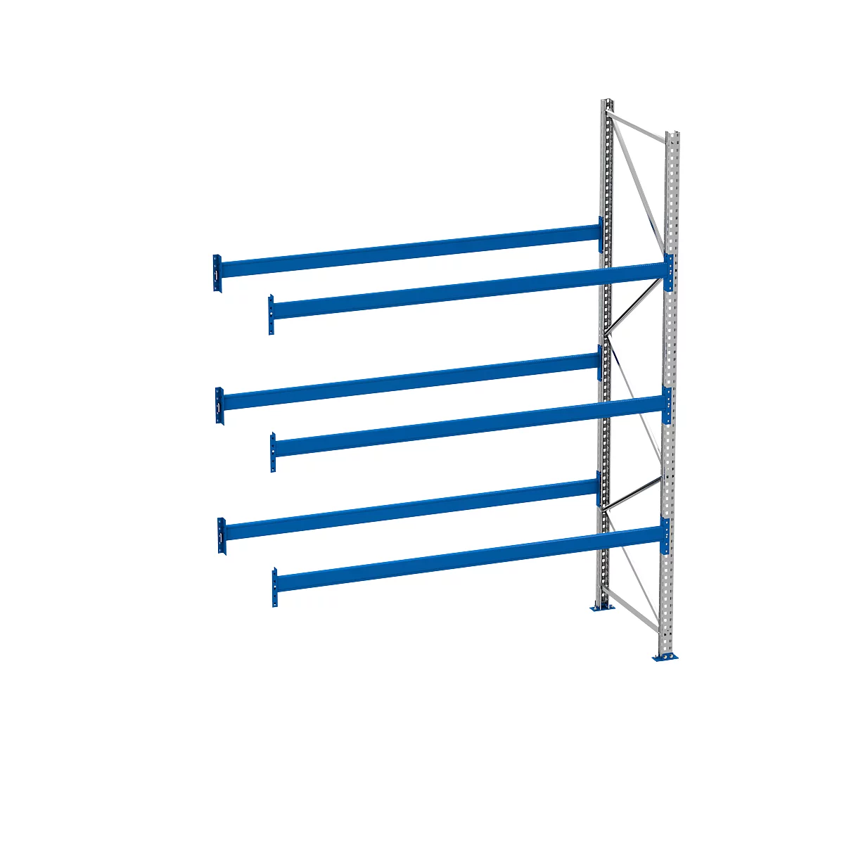 Rayonnage à palettes PR 600, module d'extension, H 3600 mm, max. 800 kg, 3 traverses