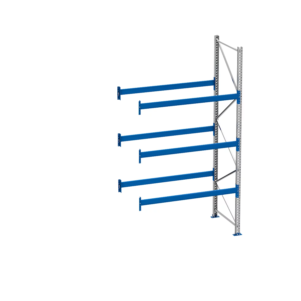 Rayonnage à palettes PR 600, module d'extension, H 3600 mm, max. 800 kg, 3 traverses