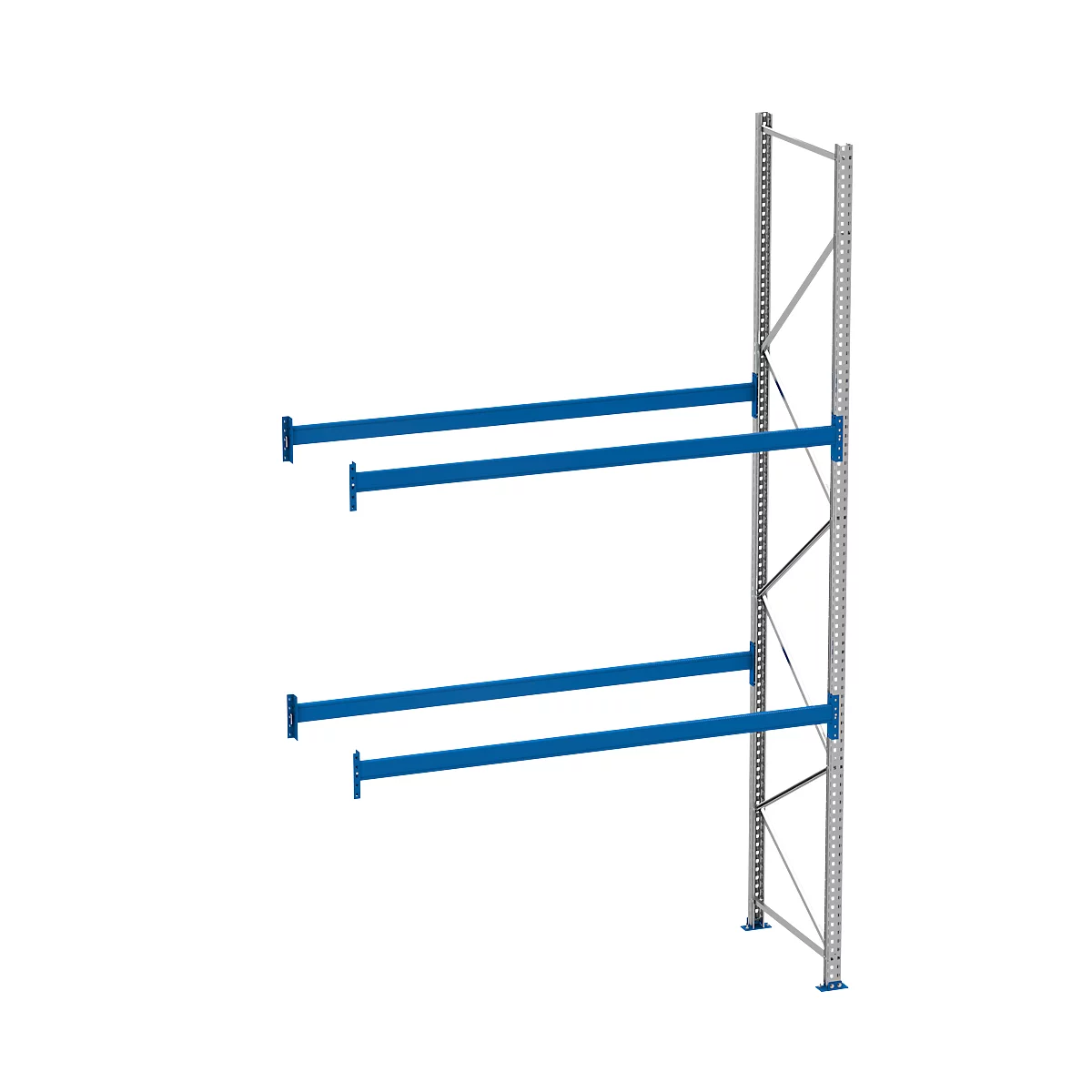 Rayonnage à palettes PR 600, module d'extension, H 4700 mm, max. 800 kg, 2 traverses