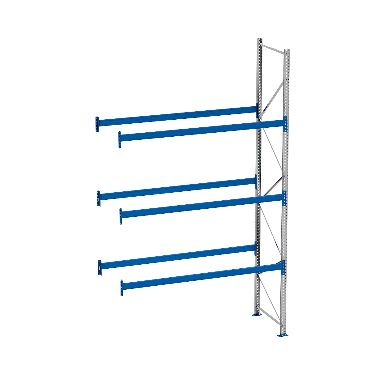 Rayonnage à palettes PR 600, module d'extension, H 4700 mm, max. 800 kg, 2 traverses