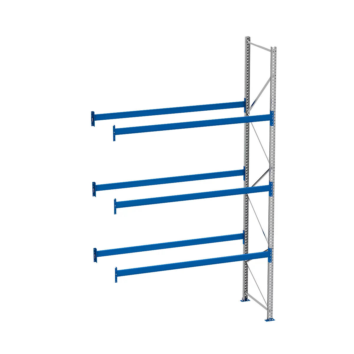 Rayonnage à palettes PR 600, module d'extension, H 4700 mm, max. 800 kg, 3 traverses
