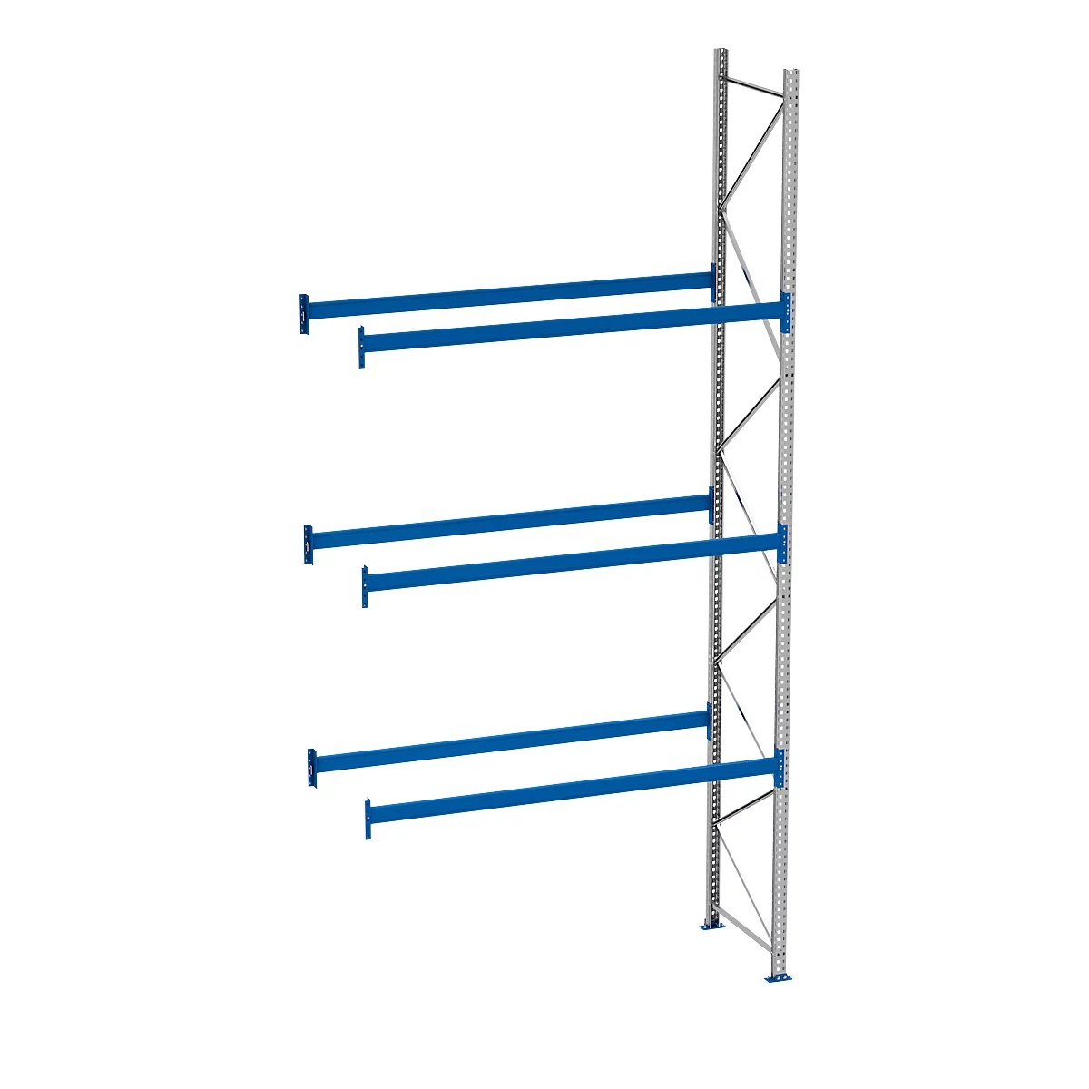 Rayonnage à palettes PR 600, module d'extension, H 4700 mm, max. 800 kg, 3 traverses