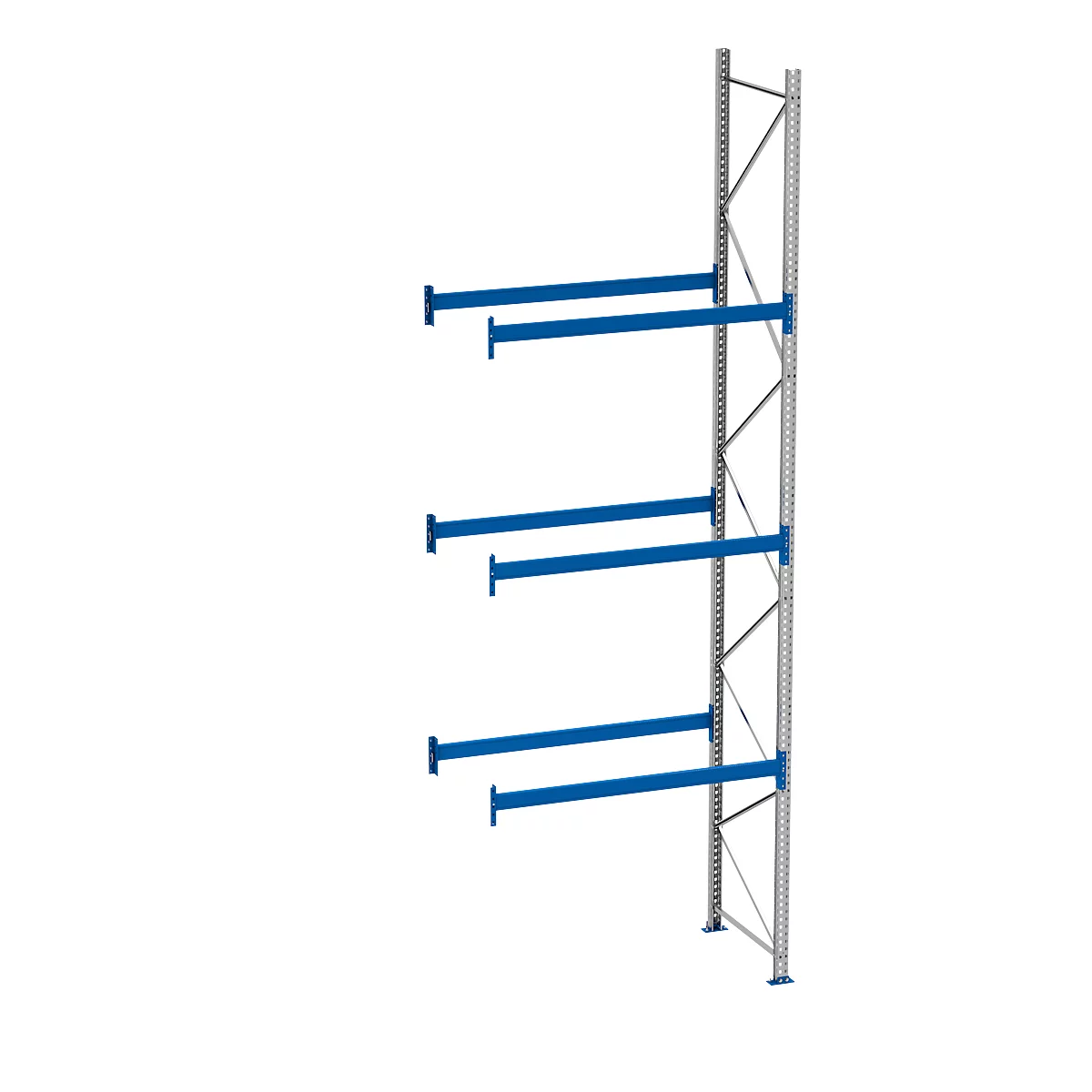 Rayonnage à palettes PR 600, module d'extension, H 5800 mm, max. 1000 kg, 3 traverses