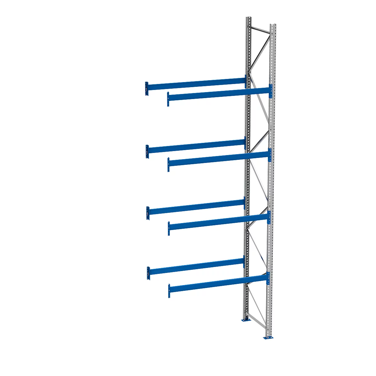 Rayonnage à palettes PR 600, module d'extension, H 5800 mm, max. 1000 kg, 4 traverses