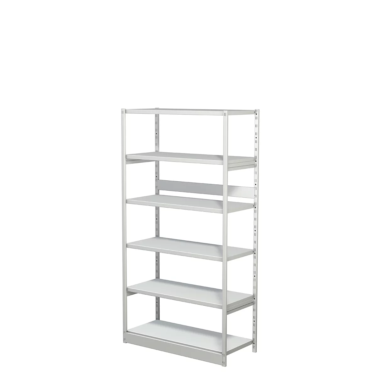Rayonnage complet 500 T PROGRESS, module de base, sans panneau arrière, H 1900 x l. 950 x P 440 mm