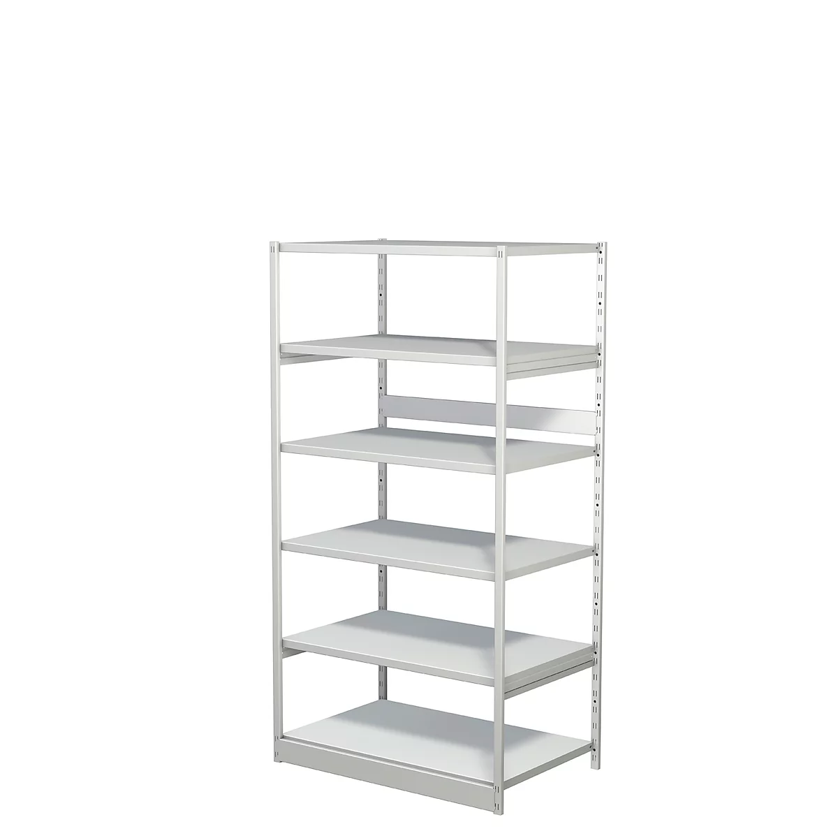 Rayonnage complet 500 T PROGRESS, module de base, sans panneau arrière, H 1900 x l. 950 x P 640 mm