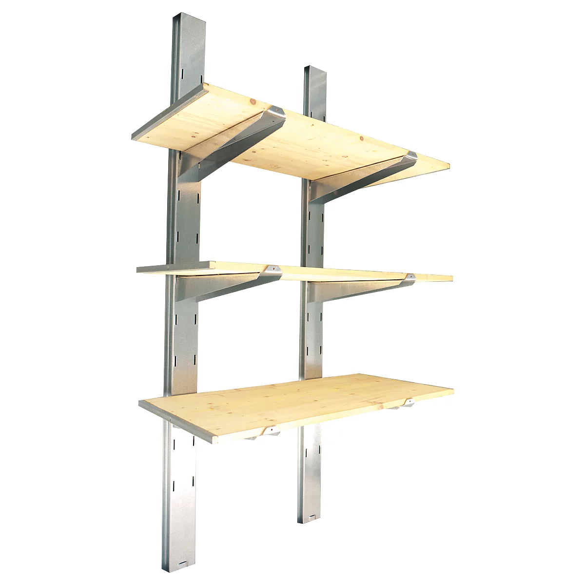 Rayonnage complet, pour abris à matériel MC 1100-1600, largeur 1000 mm
