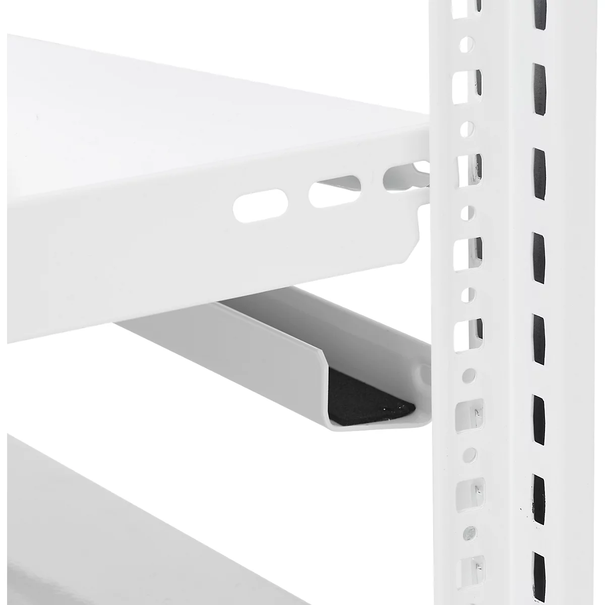 Rayonnage emboîtable ORDO Home, rayonnage de base, 3 tablettes, multifonctionnel, mobile, L 1060 x P 435 x H 1750 mm, blanc trafic RAL 9016