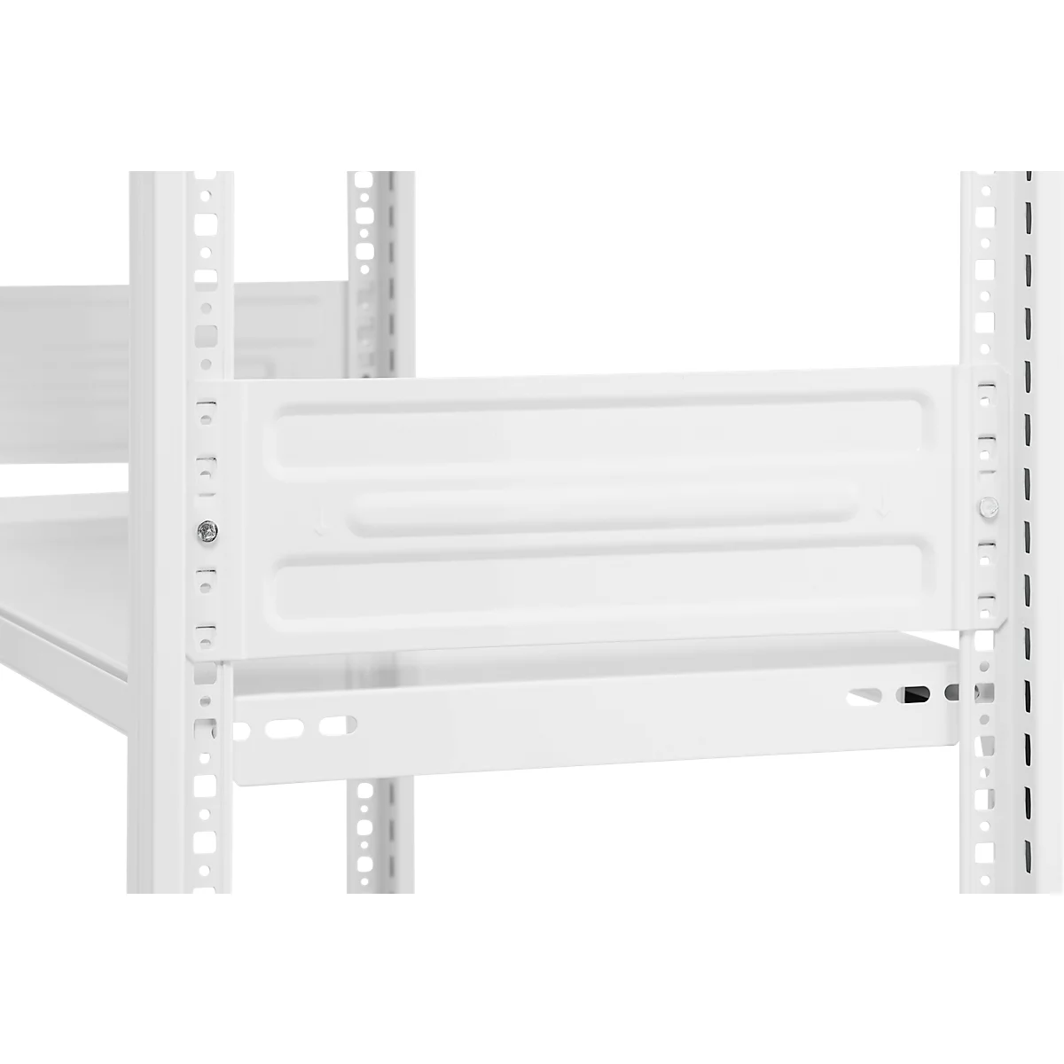 Rayonnage emboîtable ORDO Home, rayonnage de base, 3 tablettes, multifonctionnel, mobile, L 1060 x P 435 x H 1750 mm, blanc trafic RAL 9016