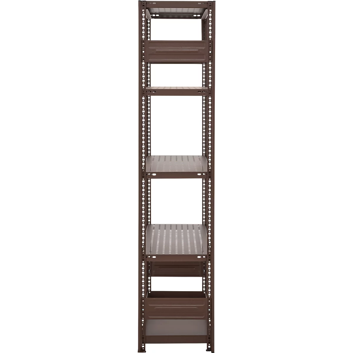 Rayonnage emboîtable pour plantes ou tous usages ORDO Flex - acier - modulaire - l. 1060 x P 435 x H 2000 mm - charge admissible 1200 kg - revêtement époxy - rouille brun