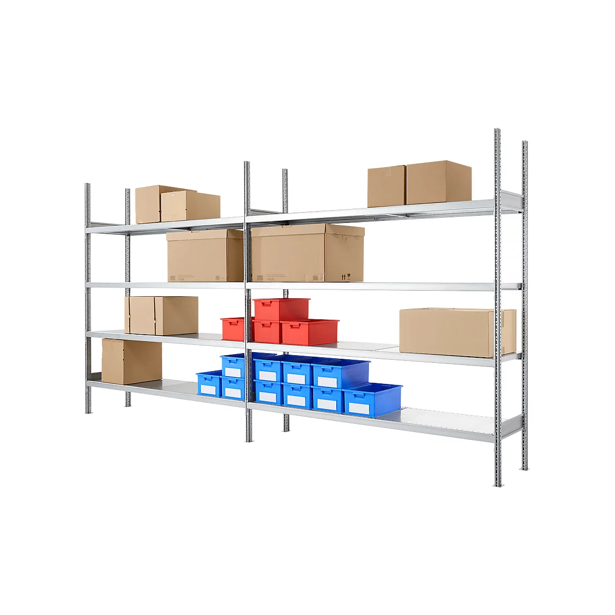 Rayonnage longue portée WR 3000, module de base, largeur 2570 mm, profondeur 800 mm